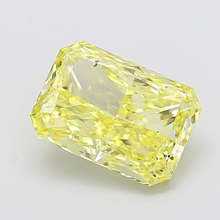 Loose Diamond - RADIANT 4.01ct Fancy Intense Yellow SI1: Loose Diamond - RADIANT 4.01ct Fancy Intense Yellow SI1 Source: This is a real non-mined Diamond that has been grown in a lab Shape: RADIANT Carats: 4.01 Color: Fancy Intense Yellow Certification: IGI