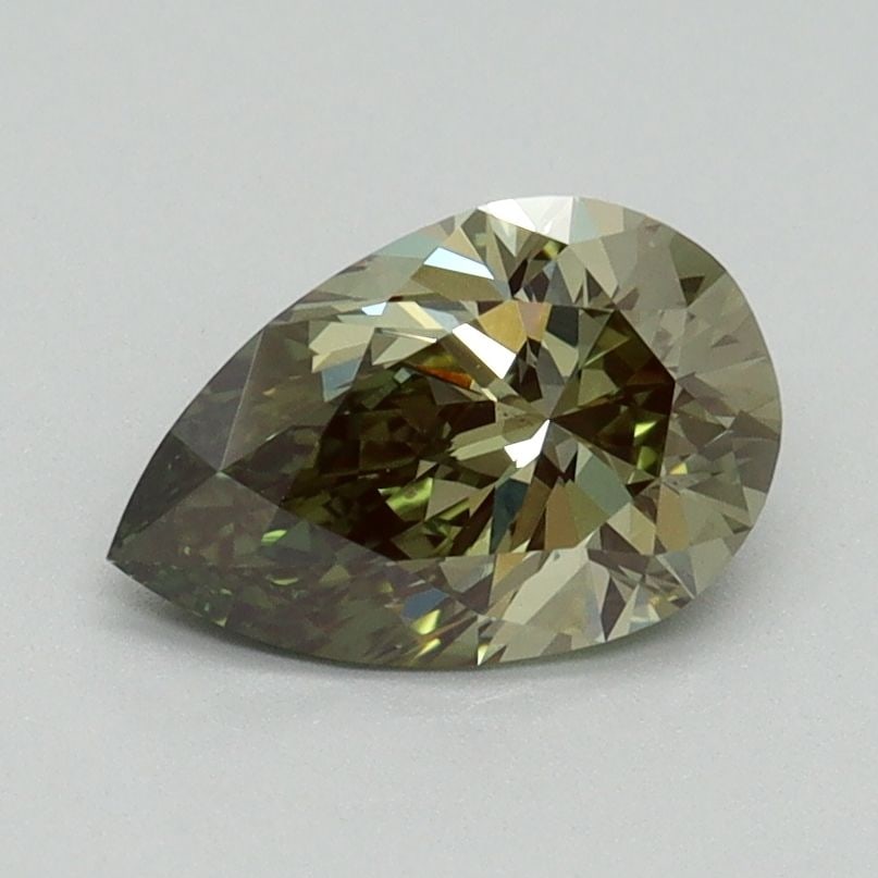 Loose Diamond - PEAR 1.01ct Fancy Vivid Green VS1: Loose Diamond - PEAR 1.01ct Fancy Vivid Green VS1 Source: This is a real non-mined Diamond that has been grown in a lab Shape: PEAR Carats: 1.01 Color: Fancy Vivid Green Certification: IGI Video:
