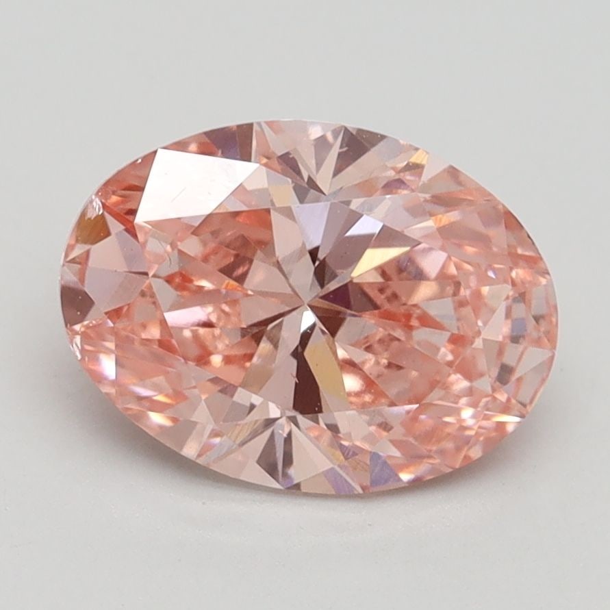 Loose Diamond - OVAL 2.01ct Fancy Vivid Pink SI1: Loose Diamond - OVAL 2.01ct Fancy Vivid Pink SI1 Source: This is a real non-mined Diamond that has been grown in a lab Shape: OVAL Carats: 2.01 Color: Fancy Vivid Pink Certification: IGI Video: