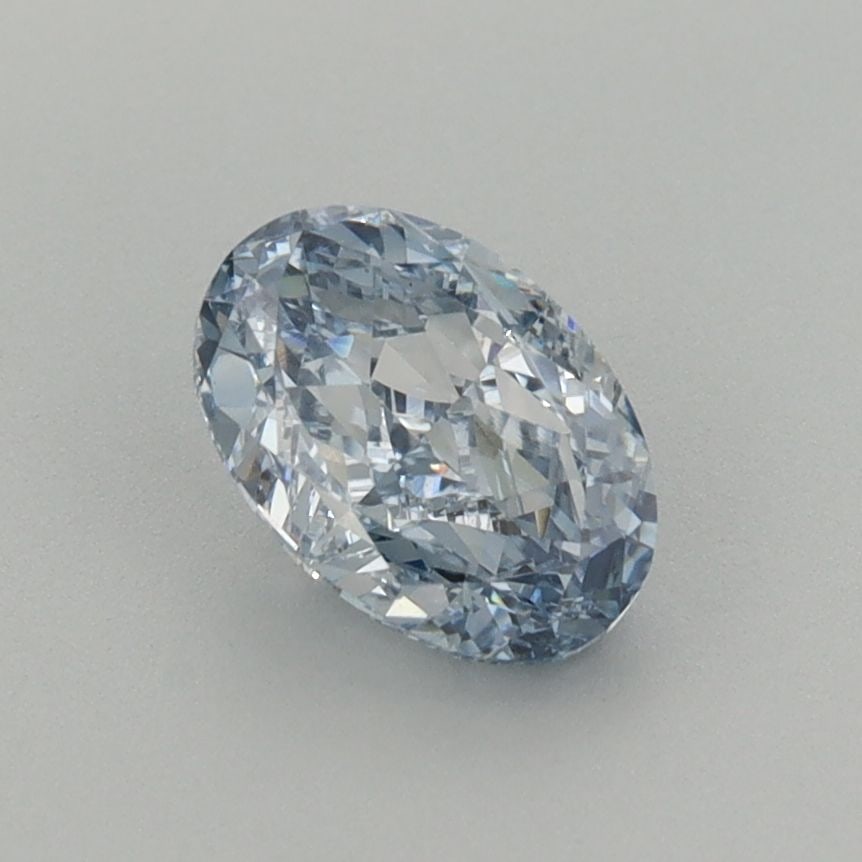 Loose Diamond - OVAL 1.01ct Fancy Intense Blue VVS1: Loose Diamond - OVAL 1.01ct Fancy Intense Blue VVS1 Source: This is a real non-mined Diamond that has been grown in a lab Shape: OVAL Carats: 1.01 Color: Fancy Intense Blue Certification: IGI Video: