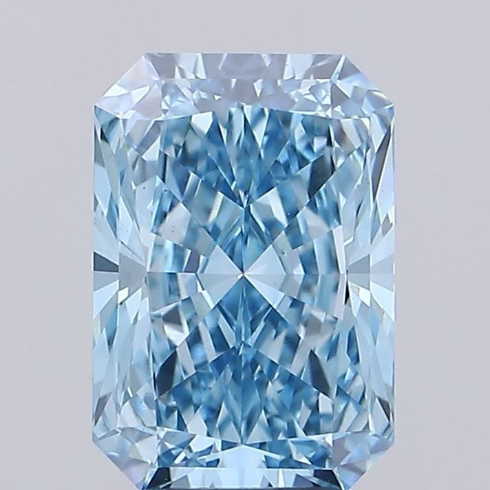 Loose Diamond - RADIANT 3.06ct Fancy Vivid Blue VS1: Loose Diamond - RADIANT 3.06ct Fancy Vivid Blue VS1 Source: This is a real non-mined Diamond that has been grown in a lab Shape: RADIANT Carats: 3.06 Color: Fancy Vivid Blue Certification: IGI Video: