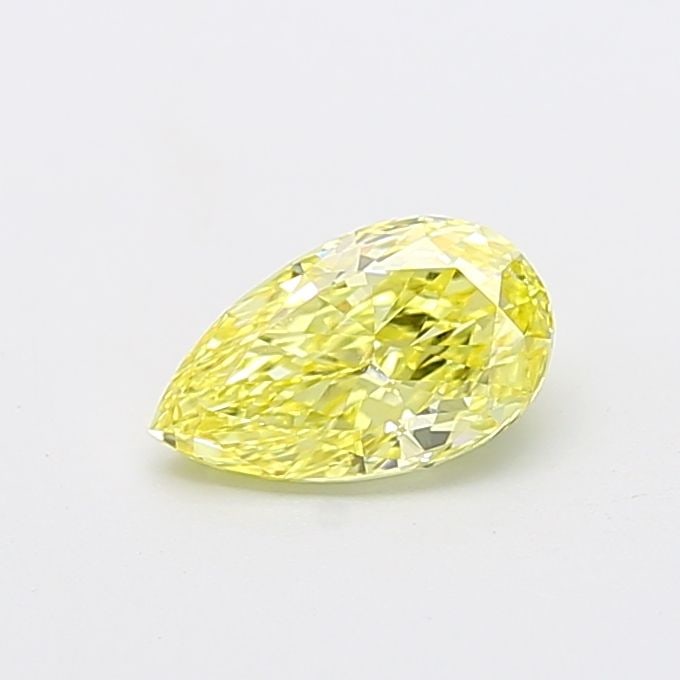 Loose Diamond - PEAR 1.06ct Fancy Intense Yellow VVS2: Loose Diamond - PEAR 1.06ct Fancy Intense Yellow VVS2 Source: This is a real non-mined Diamond that has been grown in a lab Shape: PEAR Carats: 1.06 Color: Fancy Intense Yellow Certification: IGI Vide