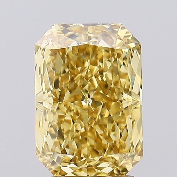 Loose Diamond - RADIANT 3.03ct Fancy Intense Yellow VS1: Loose Diamond - RADIANT 3.03ct Fancy Intense Yellow VS1 Source: This is a real non-mined Diamond that has been grown in a lab Shape: RADIANT Carats: 3.03 Color: Fancy Intense Yellow Certification: