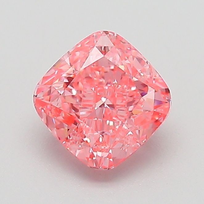 Loose Diamond - CUSHION MODIFIED 1.06ct Fancy Vivid Pink VVS2: Loose Diamond - CUSHION MODIFIED 1.06ct Fancy Vivid Pink VVS2 Source: This is a real non-mined Diamond that has been grown in a lab Shape: CUSHION MODIFIED Carats: 1.06 Color: Fancy Vivid Pink