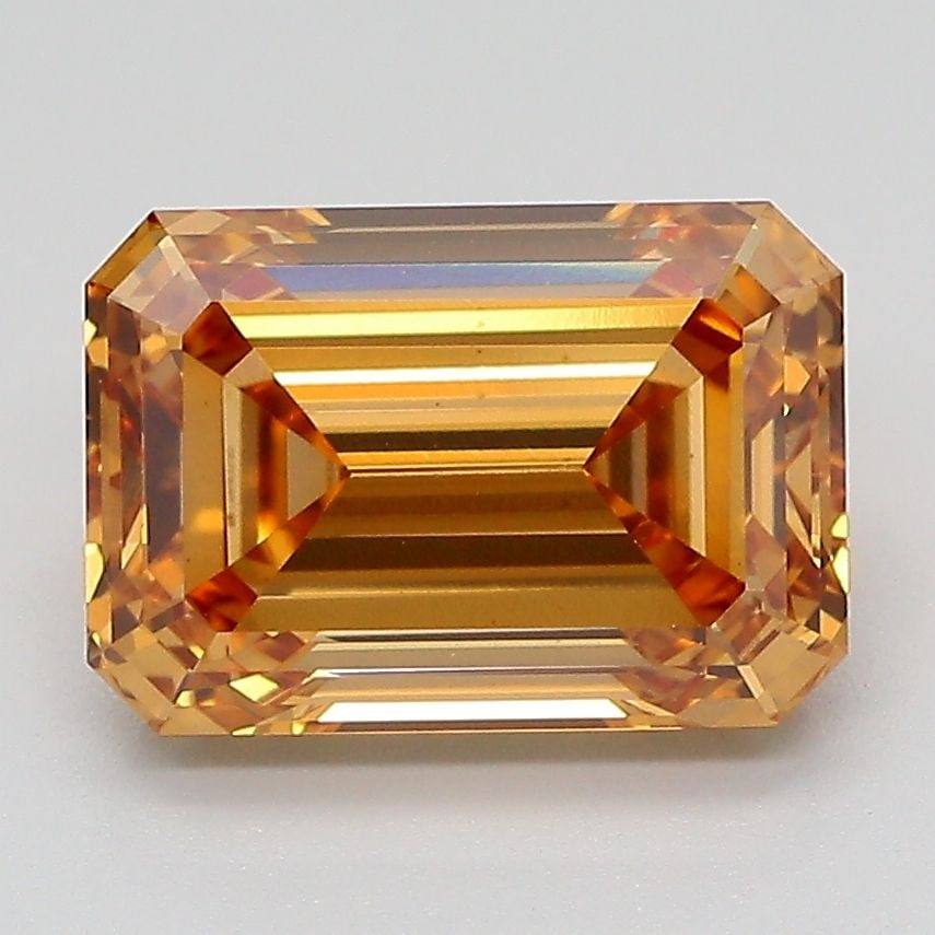Loose Diamond - EMERALD 3.08ct Fancy Light Yellowish Brown VVS2: Loose Diamond - EMERALD 3.08ct Fancy Light Yellowish Brown VVS2 Source: This is a real non-mined Diamond that has been grown in a lab Shape: EMERALD Carats: 3.08 Color: Fancy Light Yellowish Brown Cer