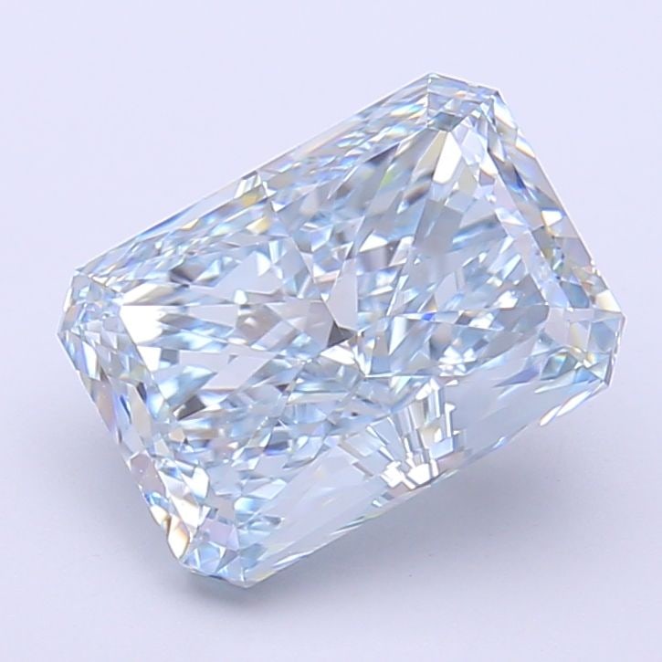 Loose Diamond - RADIANT 3.3ct Fancy Intense Blue VVS1: Loose Diamond - RADIANT 3.3ct Fancy Intense Blue VVS1 Source: This is a real non-mined Diamond that has been grown in a lab Shape: RADIANT Carats: 3.3 Color: Fancy Intense Blue Certification: IGI Vide