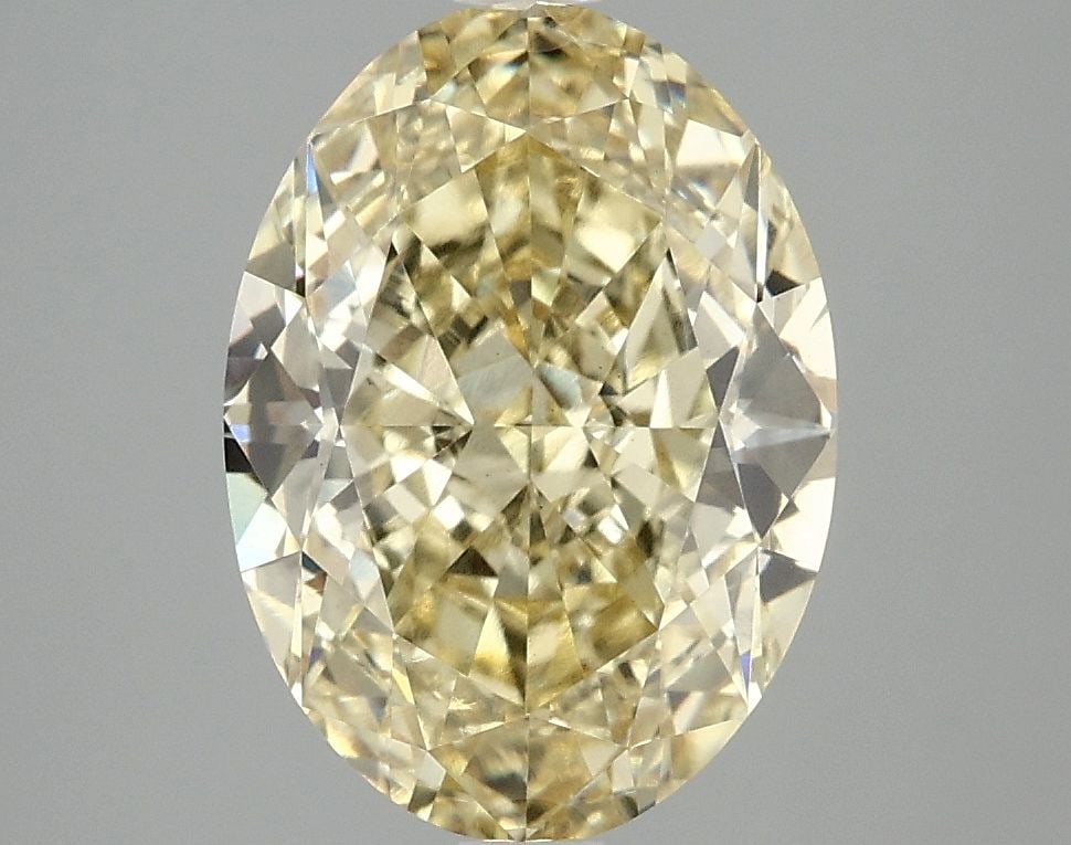 Loose Diamond - OVAL 4.1ct Fancy Intense Yellow VS1: Loose Diamond - OVAL 4.1ct Fancy Intense Yellow VS1 Source: This is a real non-mined Diamond that has been grown in a lab Shape: OVAL Carats: 4.1 Color: Fancy Intense Yellow Certification: IGI Video: