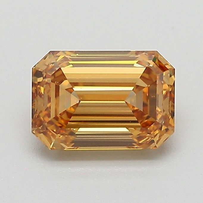 Loose Diamond - EMERALD 1.04ct Fancy Light Yellowish Brown VS2: Loose Diamond - EMERALD 1.04ct Fancy Light Yellowish Brown VS2 Source: This is a real non-mined Diamond that has been grown in a lab Shape: EMERALD Carats: 1.04 Color: Fancy Light Yellowish Brown