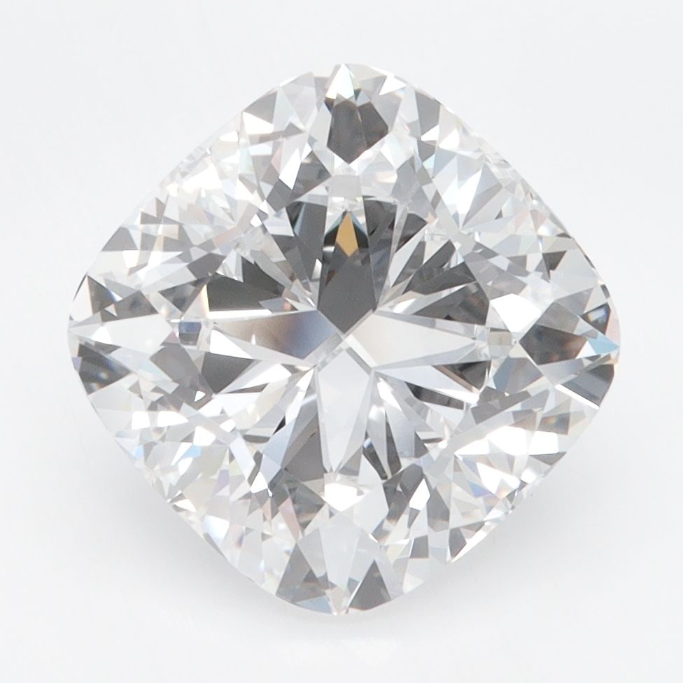 Loose Diamond - CUSHION BRILLIANT 4.3ct D FL: Loose Diamond - CUSHION BRILLIANT 4.3ct D FL Source: This is a real non-mined Diamond that has been grown in a lab Shape: CUSHION BRILLIANT Carats: 4.3 Color: D Clarity: FL Certification: GIA The Diam