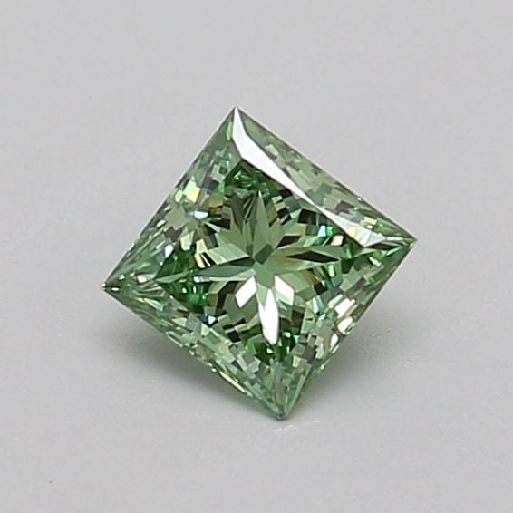 Loose Diamond - PRINCESS 0.38ct Fancy Vivid Green VS1: Loose Diamond - PRINCESS 0.38ct Fancy Vivid Green VS1 Source: This is a real non-mined Diamond that has been grown in a lab Shape: PRINCESS Carats: 0.38 Color: Fancy Vivid Green Certification: IGI Vid