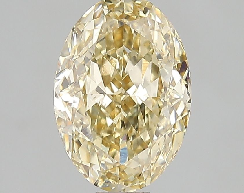 Loose Diamond - OVAL 2.08ct Fancy Intense Yellow VVS2: Loose Diamond - OVAL 2.08ct Fancy Intense Yellow VVS2 Source: This is a real non-mined Diamond that has been grown in a lab Shape: OVAL Carats: 2.08 Color: Fancy Intense Yellow Certification: IGI Vide