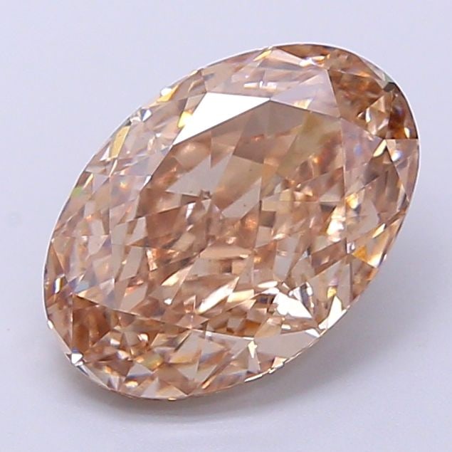 Loose Diamond - OVAL 3.11ct Fancy Light Brown VS1: Loose Diamond - OVAL 3.11ct Fancy Light Brown VS1 Source: This is a real non-mined Diamond that has been grown in a lab Shape: OVAL Carats: 3.11 Color: Fancy Light Brown Certification: IGI Video: