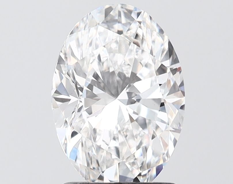 Loose Diamond - OVAL 1.9ct E VS2: Loose Diamond - OVAL 1.9ct E VS2 Source: This is a real non-mined Diamond that has been grown in a lab Shape: OVAL Carats: 1.9 Color: E Clarity: VS2 Certification: IGI The Diamond Depot Guarantee: All