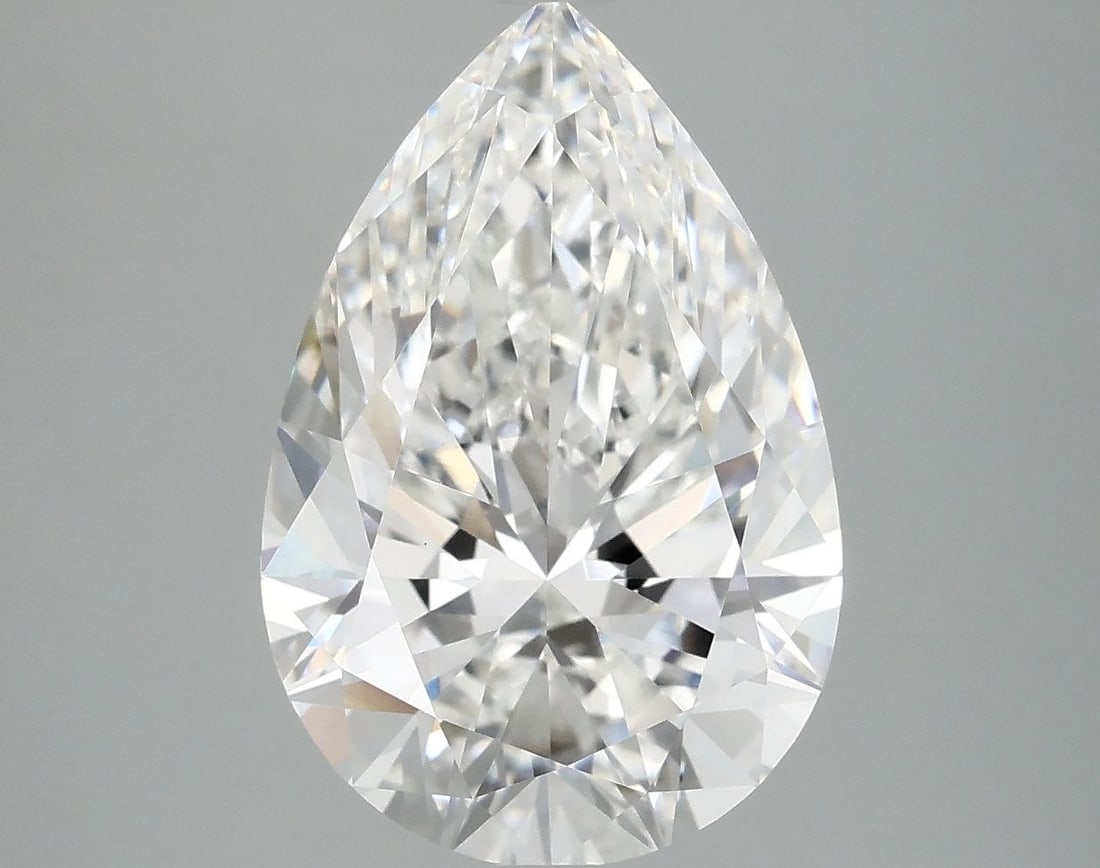 Loose Diamond - PEAR 5.09ct E VVS2: Loose Diamond - PEAR 5.09ct E VVS2 Source: This is a real non-mined Diamond that has been grown in a lab Shape: PEAR Carats: 5.09 Color: E Clarity: VVS2 Certification: IGI Video: