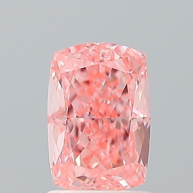 Loose Diamond - CUSHION MODIFIED 1.54ct Fancy Vivid Pink VVS2: Loose Diamond - CUSHION MODIFIED 1.54ct Fancy Vivid Pink VVS2 Source: This is a real non-mined Diamond that has been grown in a lab Shape: CUSHION MODIFIED Carats: 1.54 Color: Fancy Vivid Pink Certifi