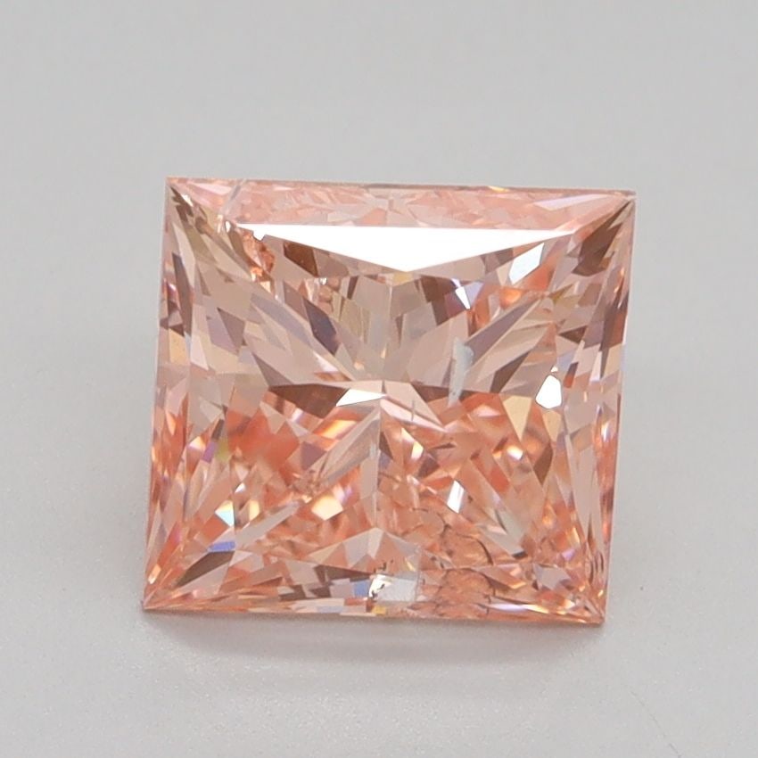 Loose Diamond - PRINCESS 2.04ct Fancy Intense Pink SI2: Loose Diamond - PRINCESS 2.04ct Fancy Intense Pink SI2 Source: This is a real non-mined Diamond that has been grown in a lab Shape: PRINCESS Carats: 2.04 Color: Fancy Intense Pink Certification: IGI V