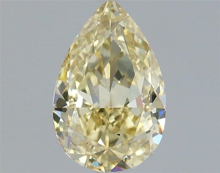 Loose Diamond - PEAR 1.11ct Fancy Intense Yellow VS2: Loose Diamond - PEAR 1.11ct Fancy Intense Yellow VS2 Source: This is a real non-mined Diamond that has been grown in a lab Shape: PEAR Carats: 1.11 Color: Fancy Intense Yellow Certification: IGI Video