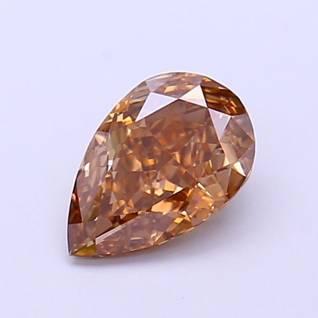 Loose Diamond - PEAR 1.01ct Fancy Light Brown VVS2: Loose Diamond - PEAR 1.01ct Fancy Light Brown VVS2 Source: This is a real non-mined Diamond that has been grown in a lab Shape: PEAR Carats: 1.01 Color: Fancy Light Brown Certification: IGI Video: