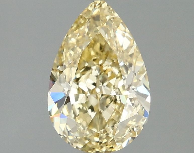 Loose Diamond - PEAR 1.51ct Fancy Intense Yellow VS1: Loose Diamond - PEAR 1.51ct Fancy Intense Yellow VS1 Source: This is a real non-mined Diamond that has been grown in a lab Shape: PEAR Carats: 1.51 Color: Fancy Intense Yellow Certification: IGI