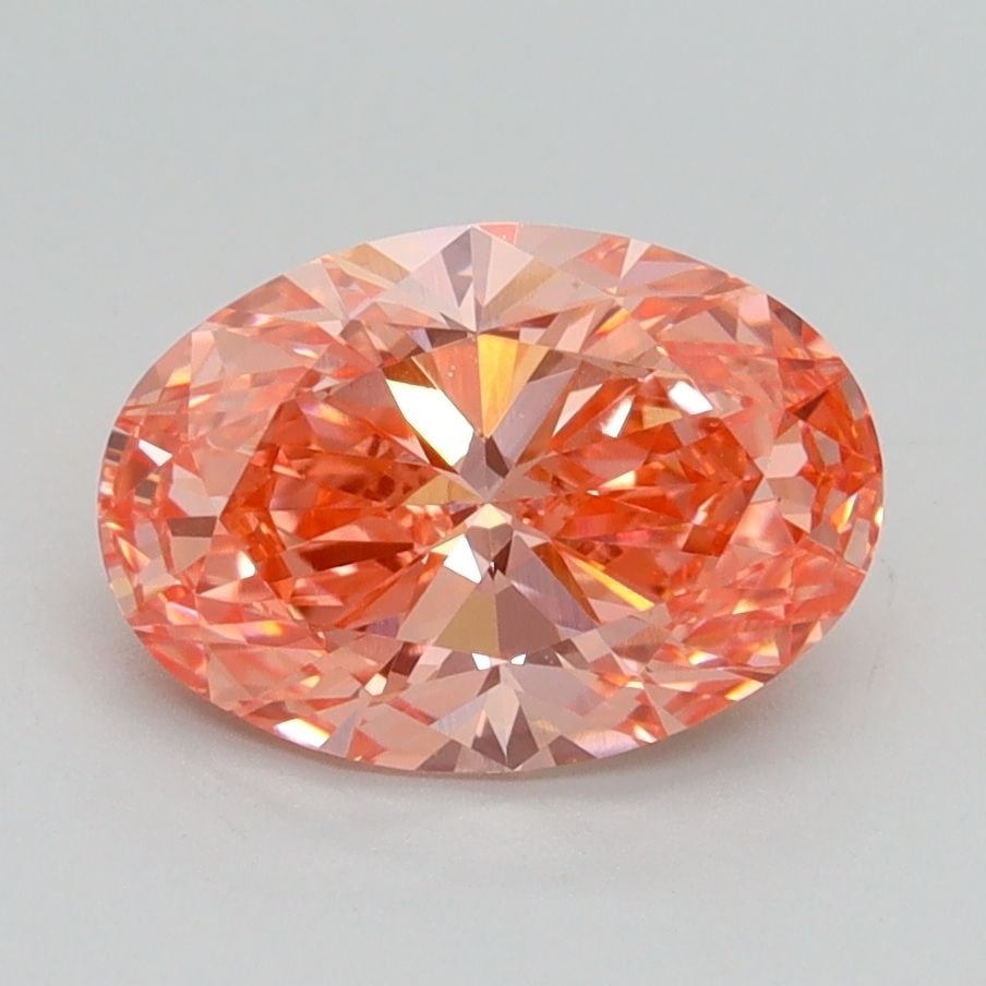 Loose Diamond - OVAL 1.73ct Fancy Vivid Pink VS1: Loose Diamond - OVAL 1.73ct Fancy Vivid Pink VS1 Source: This is a real non-mined Diamond that has been grown in a lab Shape: OVAL Carats: 1.73 Color: Fancy Vivid Pink Certification: IGI Video: