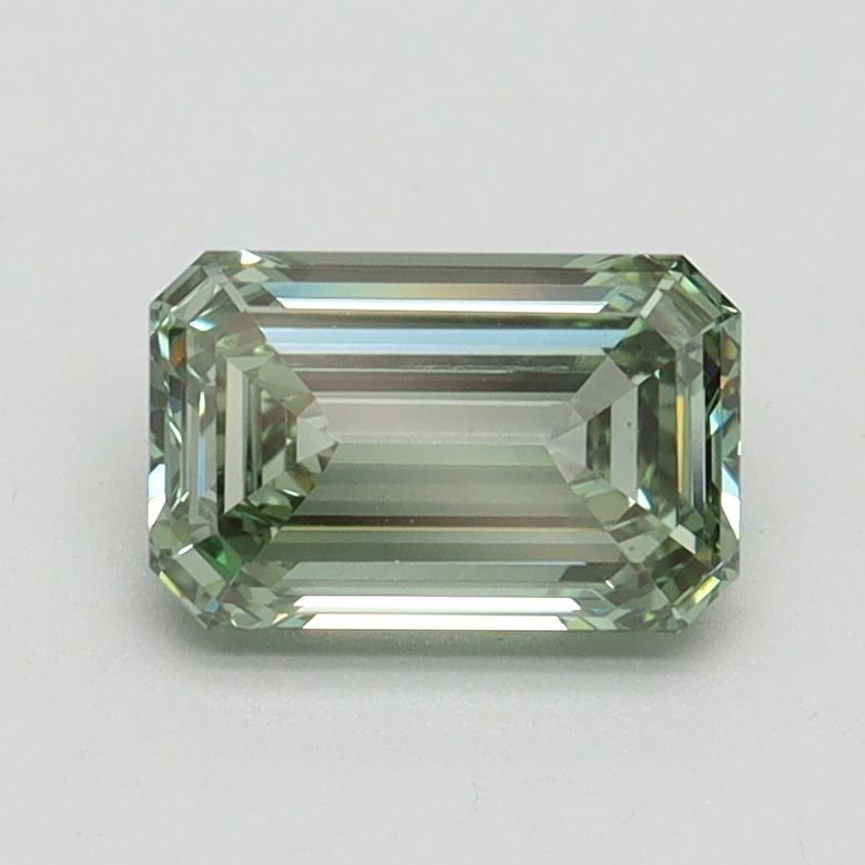 Loose Diamond - EMERALD 1.0ct Fancy Intense Green VS1: Loose Diamond - EMERALD 1.0ct Fancy Intense Green VS1 Source: This is a real non-mined Diamond that has been grown in a lab Shape: EMERALD Carats: 1.0 Color: Fancy Intense Green Certification: IGI Vid