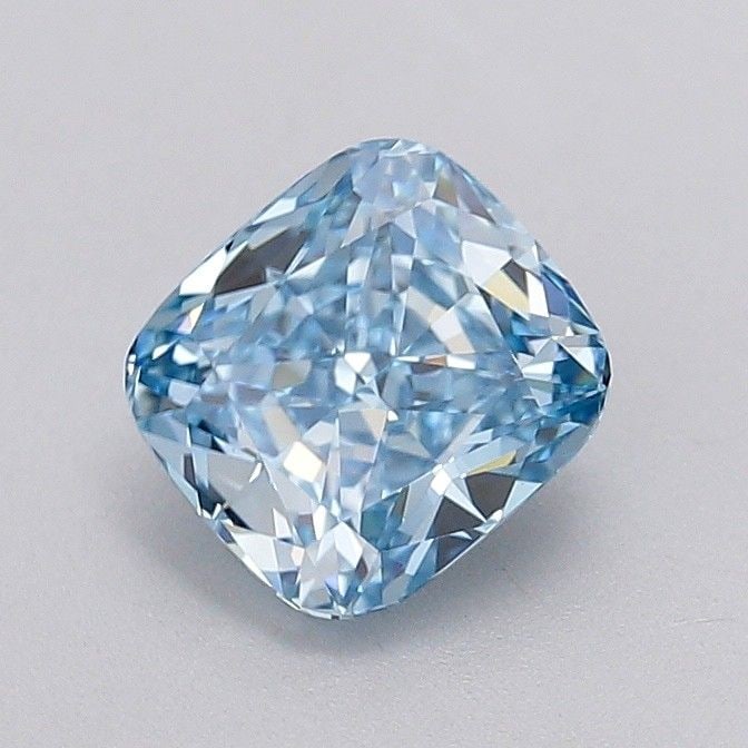 Loose Diamond - CUSHION MODIFIED 1.6ct Fancy Vivid Blue VS1: Loose Diamond - CUSHION MODIFIED 1.6ct Fancy Vivid Blue VS1 Source: This is a real non-mined Diamond that has been grown in a lab Shape: CUSHION MODIFIED Carats: 1.6 Color: Fancy Vivid Blue Certificat