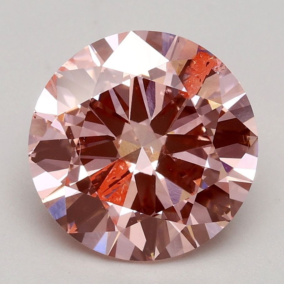 Loose Diamond - ROUND 2.5ct Fancy Intense Pink SI2: Loose Diamond - ROUND 2.5ct Fancy Intense Pink SI2 Source: This is a real non-mined Diamond that has been grown in a lab Shape: ROUND Carats: 2.5 Color: Fancy Intense Pink Certification: IGI Video: