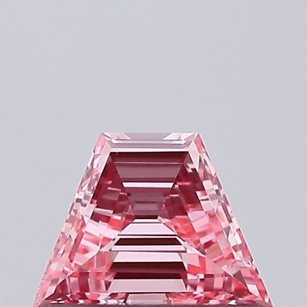 Loose Diamond - TRAPEZOID 0.29ct Fancy Intense Pink VVS2: Loose Diamond - TRAPEZOID 0.29ct Fancy Intense Pink VVS2 Source: This is a real non-mined Diamond that has been grown in a lab Shape: TRAPEZOID Carats: 0.29 Color: Fancy Intense Pink Certification: NO