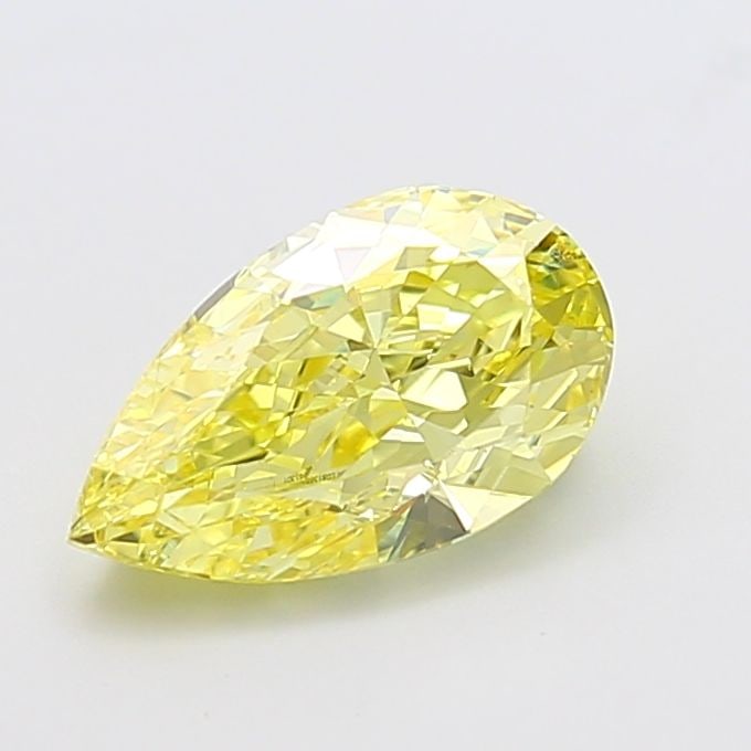 Loose Diamond - PEAR 2.47ct Fancy Intense Yellow VS1: Loose Diamond - PEAR 2.47ct Fancy Intense Yellow VS1 Source: This is a real non-mined Diamond that has been grown in a lab Shape: PEAR Carats: 2.47 Color: Fancy Intense Yellow Certification: IGI Video