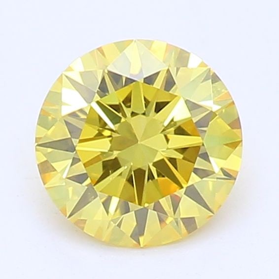 Loose Diamond - ROUND 0.4ct Fancy Vivid Yellow VS2: Loose Diamond - ROUND 0.4ct Fancy Vivid Yellow VS2 Source: This is a real non-mined Diamond that has been grown in a lab Shape: ROUND Carats: 0.4 Color: Fancy Vivid Yellow Certification: GCAL Video:
