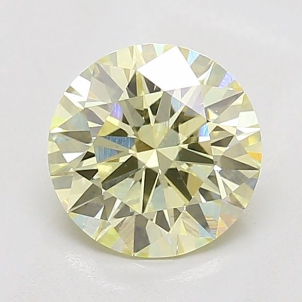 Ideal Loose Diamond - ROUND 1.22ct Fancy Light Yellow VS1: Ideal Loose Diamond - ROUND 1.22ct Fancy Light Yellow VS1 Source: This is a real non-mined Diamond that has been grown in a lab Shape: ROUND Carats: 1.22 Color: Fancy Light Yellow Certification: IGI V