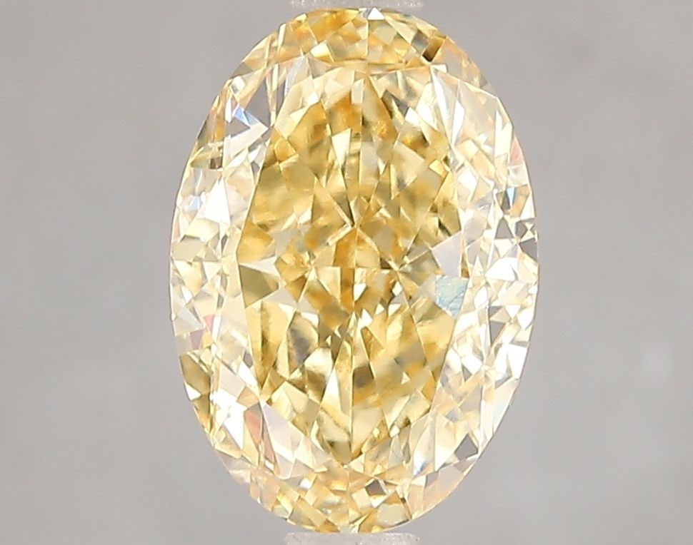 Loose Diamond - OVAL 3.02ct Fancy Intense Yellow VVS2: Loose Diamond - OVAL 3.02ct Fancy Intense Yellow VVS2 Source: This is a real non-mined Diamond that has been grown in a lab Shape: OVAL Carats: 3.02 Color: Fancy Intense Yellow Certification: IGI Vide