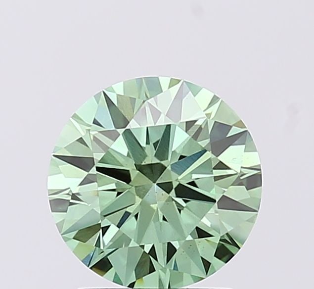 Ideal Loose Diamond - ROUND 1.5ct Fancy Vivid Green VS2: Ideal Loose Diamond - ROUND 1.5ct Fancy Vivid Green VS2 Source: This is a real non-mined Diamond that has been grown in a lab Shape: ROUND Carats: 1.5 Color: Fancy Vivid Green Certification: IGI Video