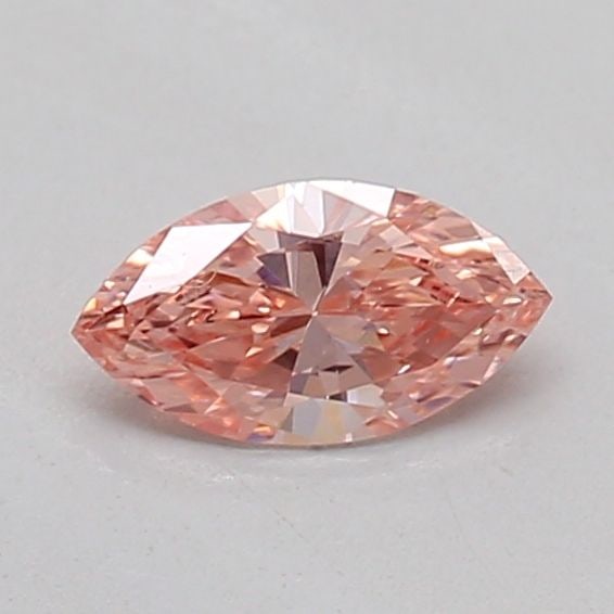 Loose Diamond - MARQUISE 0.2ct Fancy Vivid Brownish Pink VS1: Loose Diamond - MARQUISE 0.2ct Fancy Vivid Brownish Pink VS1 Source: This is a real non-mined Diamond that has been grown in a lab Shape: MARQUISE Carats: 0.2 Color: Fancy Vivid Brownish Pink Certific