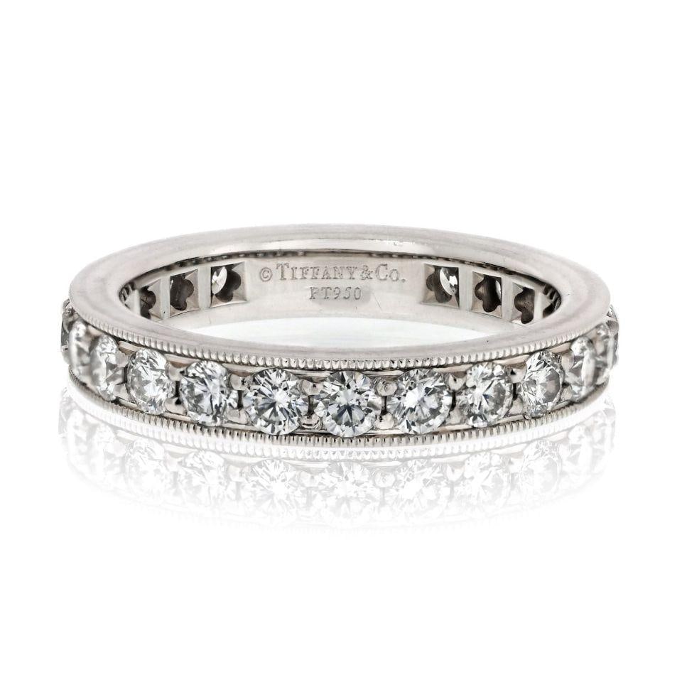 Tiffany & Co. Legacy Platinum 1.50ct Round Diamond Ring: Tiffany & Co. Legacy Platinum 1.50ct Round Diamond Ring Discover timeless elegance with the Tiffany & Co. Legacy Platinum Round Diamond Ring, a true epitome of luxury and sophistication. This stunning