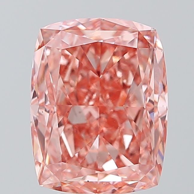 Loose Diamond - CUSHION MODIFIED 4.07ct Fancy Intense Pink VS2: Loose Diamond - CUSHION MODIFIED 4.07ct Fancy Intense Pink VS2 Source: This is a real non-mined Diamond that has been grown in a lab Shape: CUSHION MODIFIED Carats: 4.07 Color: Fancy Intense Pink Cert