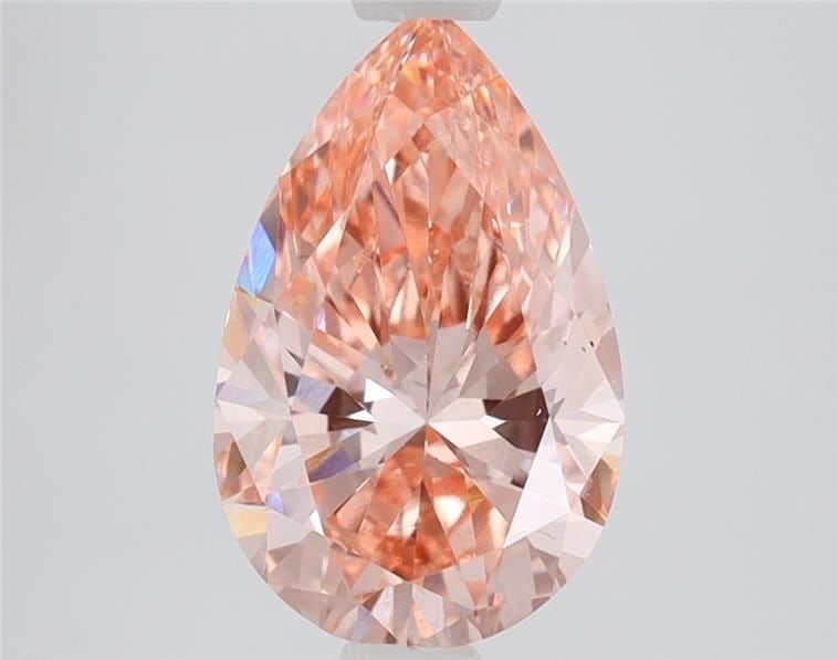 Loose Diamond - PEAR 2.07ct Fancy Vivid Pink VS1: Loose Diamond - PEAR 2.07ct Fancy Vivid Pink VS1 Source: This is a real non-mined Diamond that has been grown in a lab Shape: PEAR Carats: 2.07 Color: Fancy Vivid Pink Certification: IGI Video:
