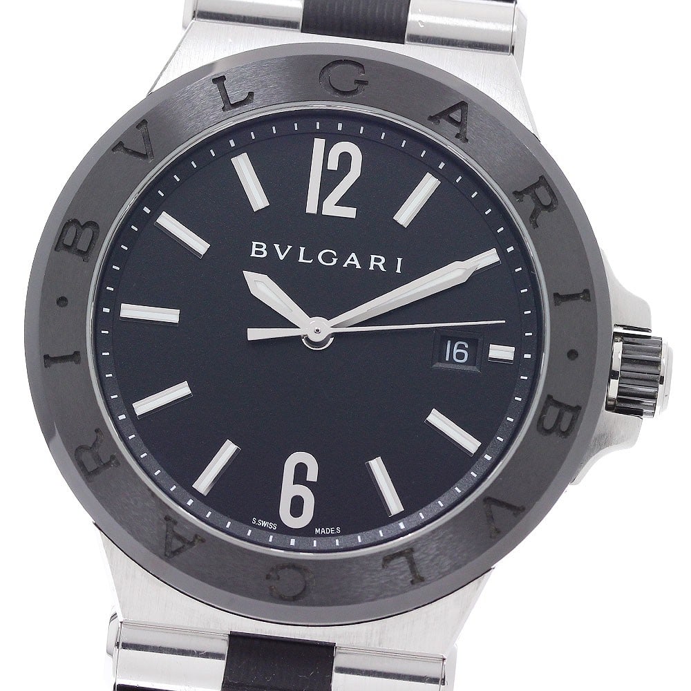 BVLGARI Diagono Ceramic DG42SC Automatic Date Mens Wristwatch (1 of 6)
