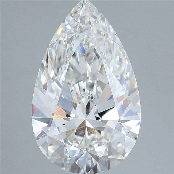 Loose Diamond - PEAR 5.09ct F VVS2: Loose Diamond - PEAR 5.09ct F VVS2 Source: This is a real non-mined Diamond that has been grown in a lab Shape: PEAR Carats: 5.09 Color: F Clarity: VVS2 Certification: IGI Video: