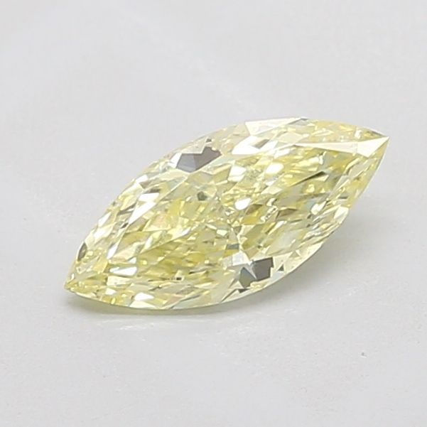 Loose Diamond - MARQUISE 0.64ct Fancy Light Yellow VS2: Loose Diamond - MARQUISE 0.64ct Fancy Light Yellow VS2 Source: This is a real non-mined Diamond that has been grown in a lab Shape: MARQUISE Carats: 0.64 Color: Fancy Light Yellow Certification: IGI V