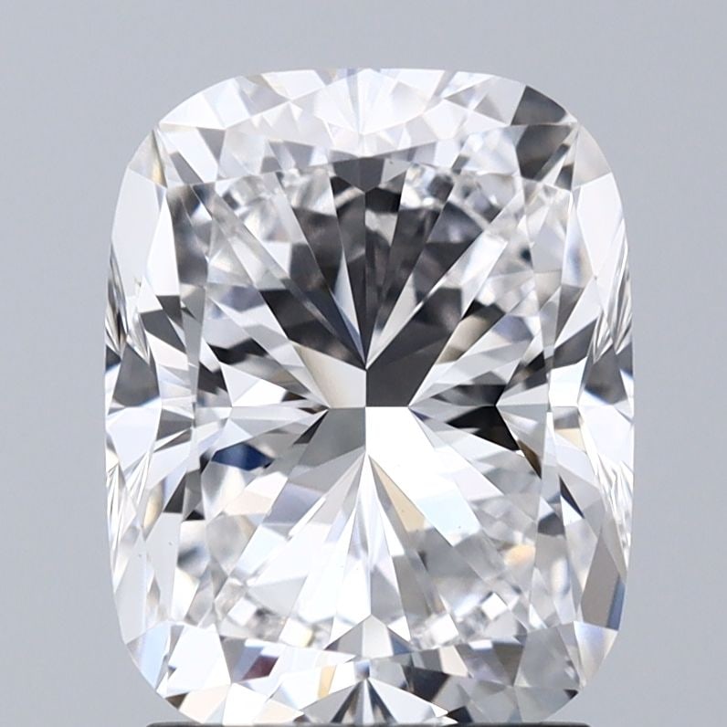 Loose Diamond - CUSHION MODIFIED 2.08ct D VS1: Loose Diamond - CUSHION MODIFIED 2.08ct D VS1 Source: This is a real non-mined Diamond that has been grown in a lab Shape: CUSHION MODIFIED Carats: 2.08 Color: D Clarity: VS1 Certification: IGI Video: