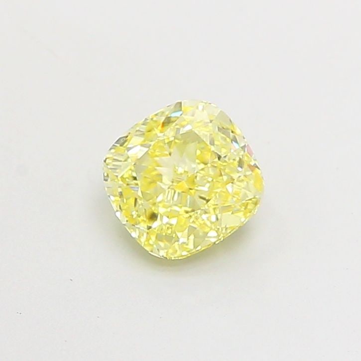 Loose Diamond - CUSHION MODIFIED 1.02ct Fancy Yellow VS1: Loose Diamond - CUSHION MODIFIED 1.02ct Fancy Yellow VS1 Source: This is a real non-mined Diamond that has been grown in a lab Shape: CUSHION MODIFIED Carats: 1.02 Color: Fancy Yellow Certification: I