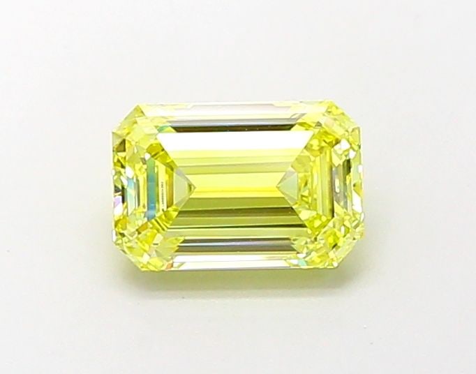Loose Diamond - EMERALD 1.76ct Fancy Intense Yellow VVS2: Loose Diamond - EMERALD 1.76ct Fancy Intense Yellow VVS2 Source: This is a real non-mined Diamond that has been grown in a lab Shape: EMERALD Carats: 1.76 Color: Fancy Intense Yellow Certification: IG