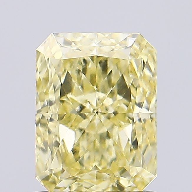 Loose Diamond - RADIANT 1.18ct Fancy Intense Yellow VS1: Loose Diamond - RADIANT 1.18ct Fancy Intense Yellow VS1 Source: This is a real non-mined Diamond that has been grown in a lab Shape: RADIANT Carats: 1.18 Color: Fancy Intense Yellow Certification: IGI