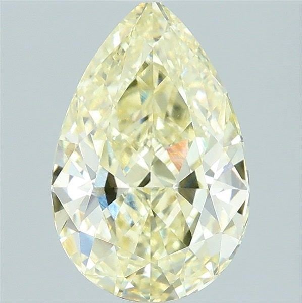 Loose Diamond - PEAR 2.58ct Fancy Yellow VVS2: Loose Diamond - PEAR 2.58ct Fancy Yellow VVS2 Source: This is a real non-mined Diamond that has been grown in a lab Shape: PEAR Carats: 2.58 Color: Fancy Yellow Certification: IGI Video: