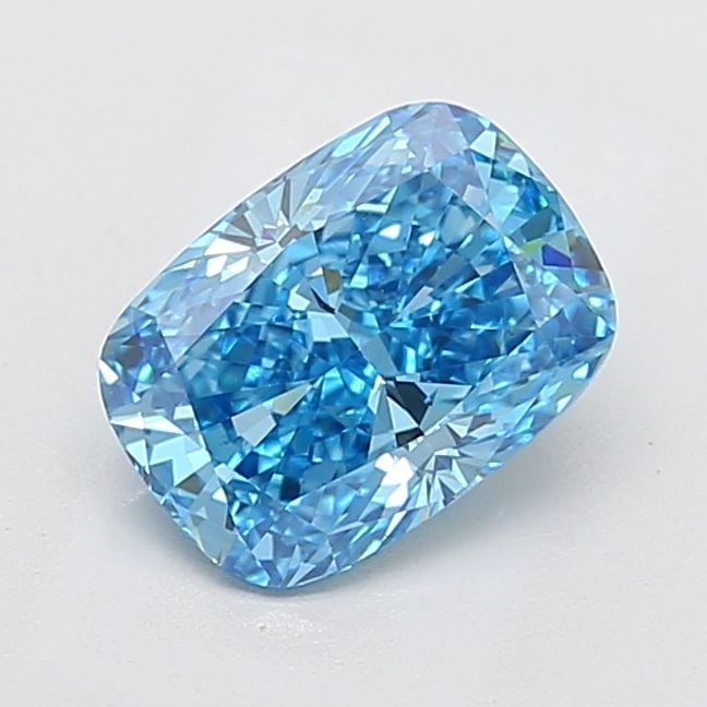 Loose Diamond - CUSHION MODIFIED 2.54ct Fancy Vivid Blue VS1: Loose Diamond - CUSHION MODIFIED 2.54ct Fancy Vivid Blue VS1 Source: This is a real non-mined Diamond that has been grown in a lab Shape: CUSHION MODIFIED Carats: 2.54 Color: Fancy Vivid Blue Certific
