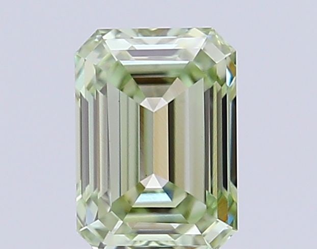 Loose Diamond - EMERALD 0.87ct Fancy Intense Green VVS2: Loose Diamond - EMERALD 0.87ct Fancy Intense Green VVS2 Source: This is a real non-mined Diamond that has been grown in a lab Shape: EMERALD Carats: 0.87 Color: Fancy Intense Green Certification: IGI 