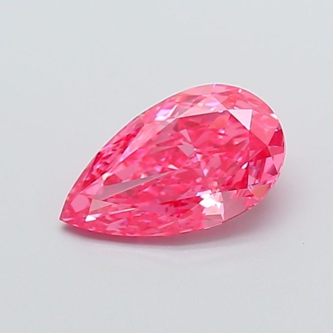 Loose Diamond - PEAR 1.22ct Fancy Vivid Pink VS1: Loose Diamond - PEAR 1.22ct Fancy Vivid Pink VS1 Source: This is a real non-mined Diamond that has been grown in a lab Shape: PEAR Carats: 1.22 Color: Fancy Vivid Pink Certification: IGI Video: