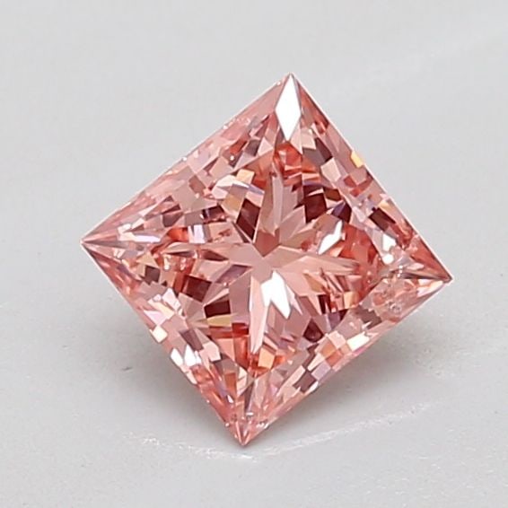 Loose Diamond - PRINCESS 0.64ct Fancy Vivid Pink I1: Loose Diamond - PRINCESS 0.64ct Fancy Vivid Pink I1 Source: This is a real non-mined Diamond that has been grown in a lab Shape: PRINCESS Carats: 0.64 Color: Fancy Vivid Pink Certification: IGI Video:
