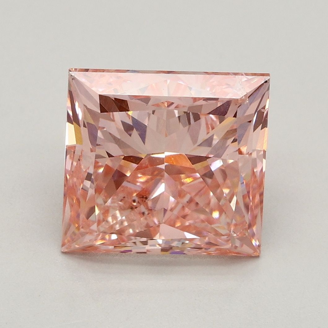 Loose Diamond - PRINCESS 3.03ct Fancy Intense Pink SI1: Loose Diamond - PRINCESS 3.03ct Fancy Intense Pink SI1 Source: This is a real non-mined Diamond that has been grown in a lab Shape: PRINCESS Carats: 3.03 Color: Fancy Intense Pink Certification: IGI V